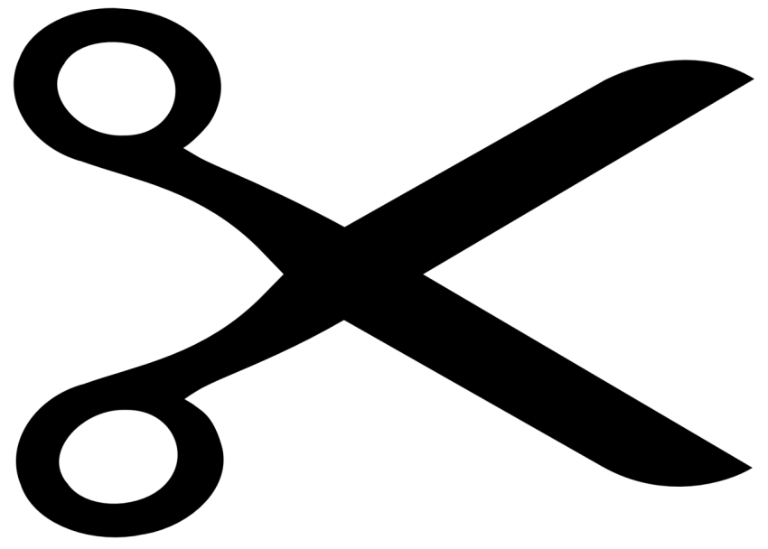Sillhouette Scissor PNG Image Free Download