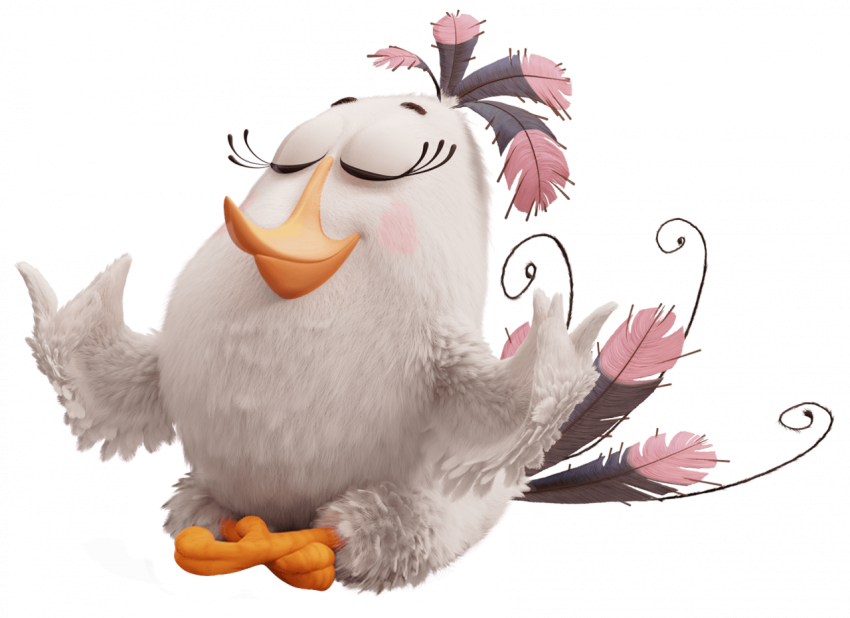 Angry Bird wife free png download 3d cartoon