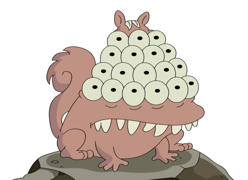 The Simpsons PNG Monster Image