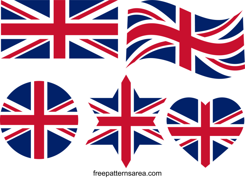 PSD Graphic Computer United Kingdom Flag PNG Icons