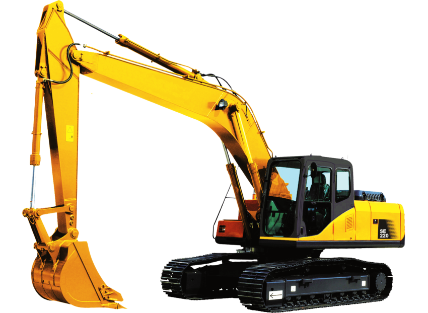 Svg Bulldozer PNG Image On White Background