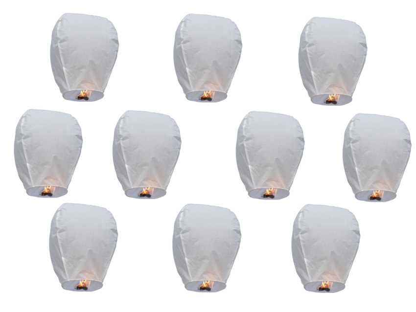 Sky Lantern Isolated on Transparent PNG Free Download