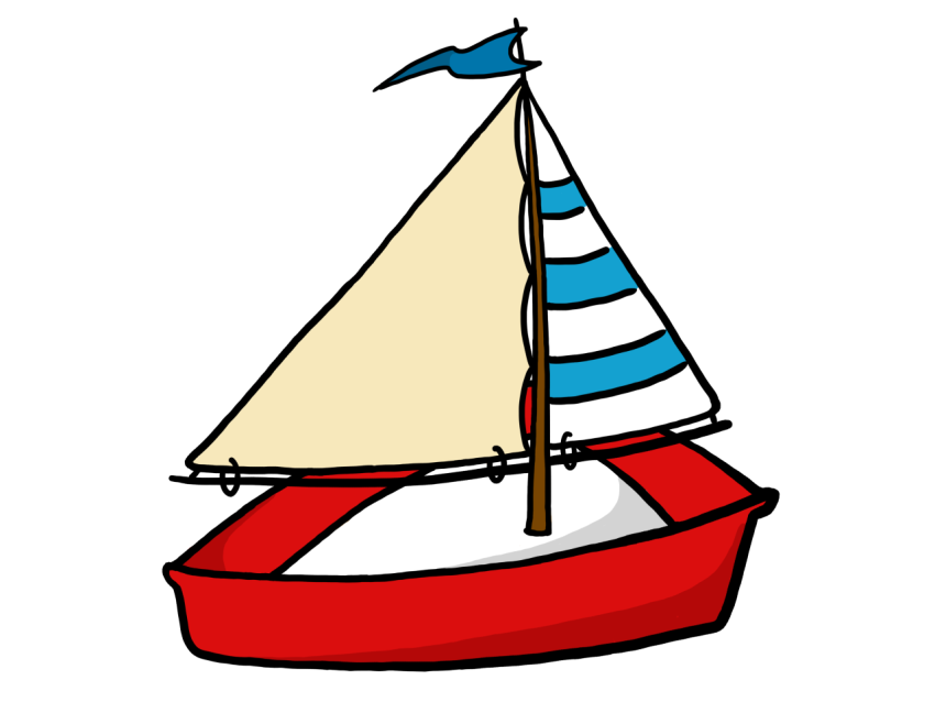 Cartoon Vector Art Yacht Boat PNG PictureDownload