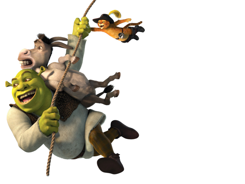 Flying Shrek PNG on Transparent Background Free Download