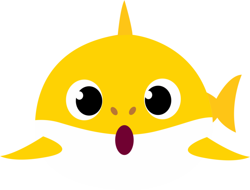 Baby Shark On Shock View  PNG Free Download