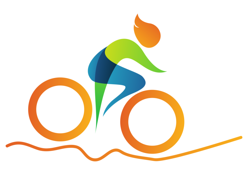 Graphic Design Cycling PNG Logo