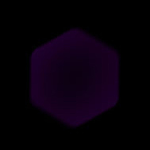 Octagon Shape purple color lens flare