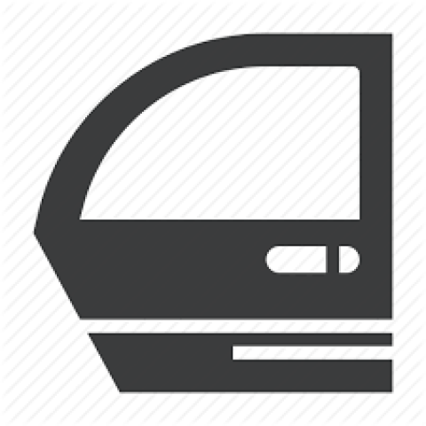 Car door vactor graphic design icon