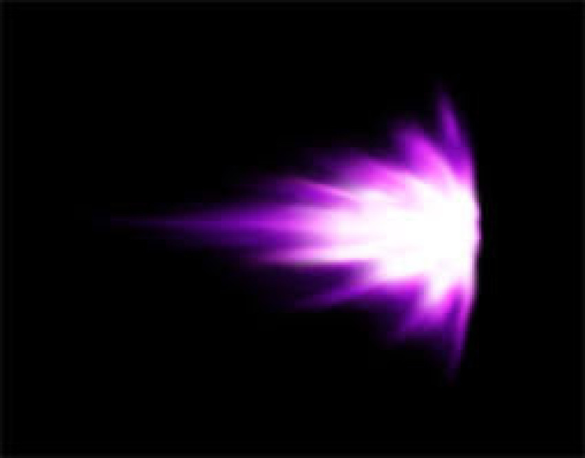 Lense flare with purple flash light effect png free download black background