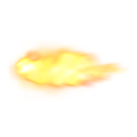 Transparent background abstract yellow fire png free download