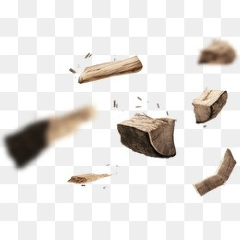 Transparent Broken wood, tree broken cubes wooden png free download