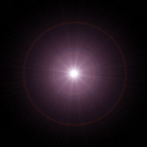 Lens flare picture & Transparent glowing lens / Royalty free vecter lens flare