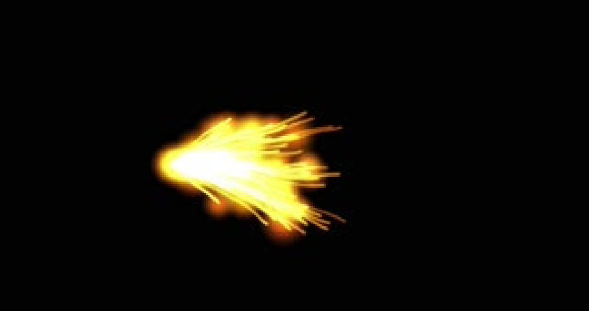 Gun flash with fire shot black background png free download