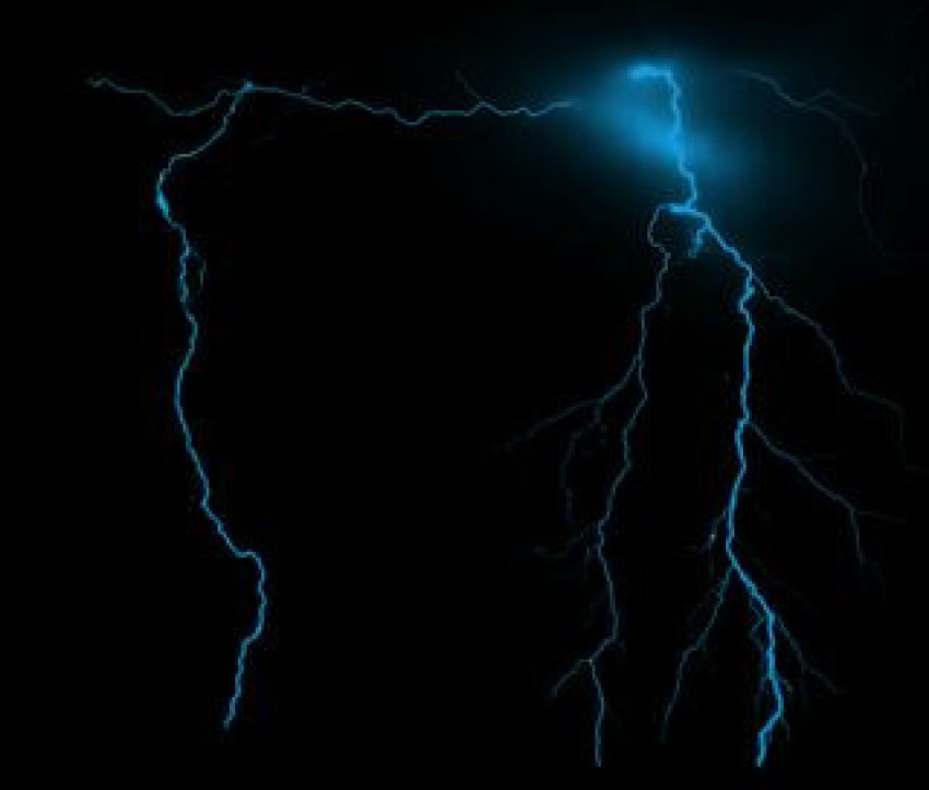 Premium Vector , Lightning Thunderstorm electric vector bold PNG Image