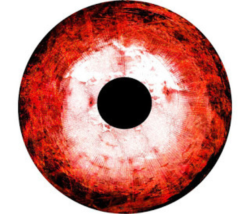 Red and white eye lens free download