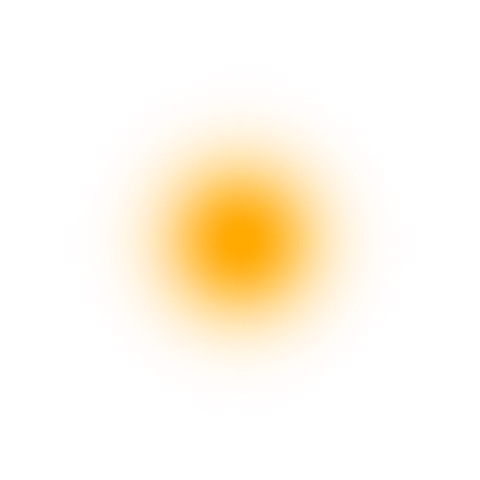 Orange circle /orange lens flare light effects