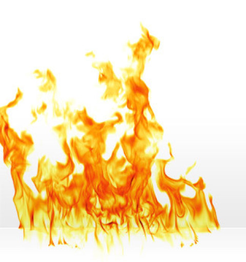 Transparent fire flame burning effect without smoke png free download