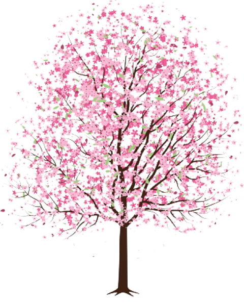 pink tree png free download vector file