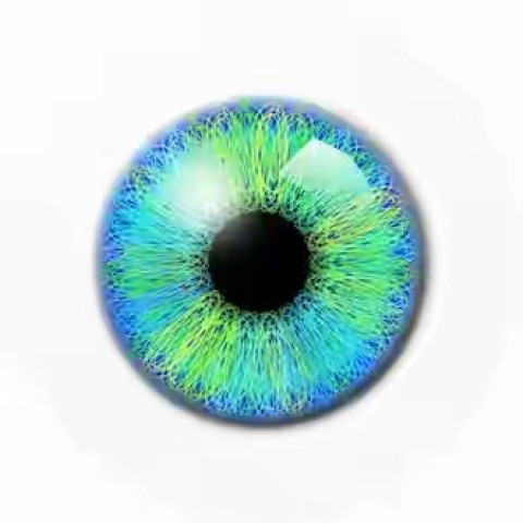 Green eye lens free