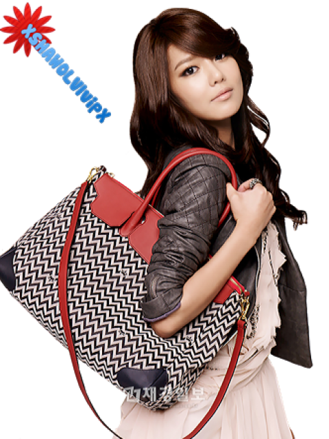 Asian girl with hand bag black jacket free png