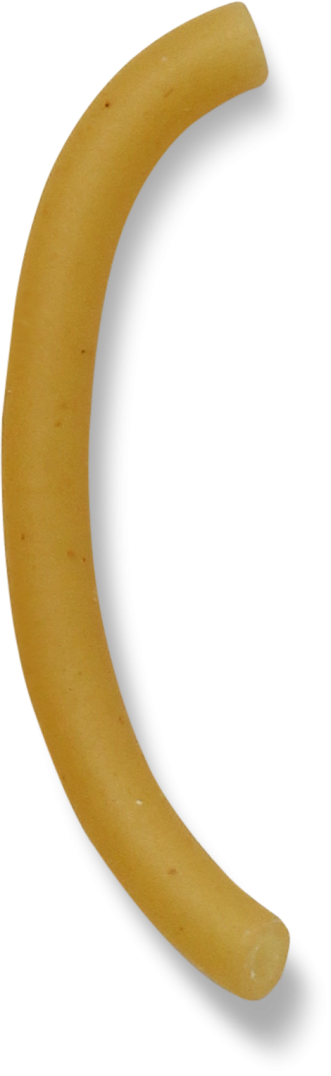 Maccharoni, Uncooked Yellow Maccharoni C Shaped Pasta stick,Food Pasta HD Photo Free Download PNG Image,Transparent Background