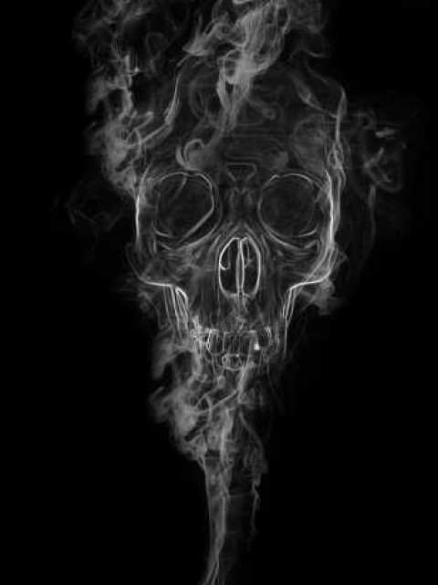Skull smoke smoke Formed, Skull Dead Stocke Photo , shutterstock Picture