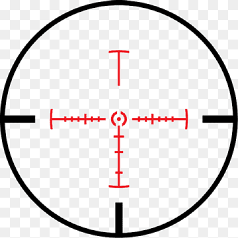 transparent red and black scope target illustration reticle telescopic sight scope s angle text symmetry