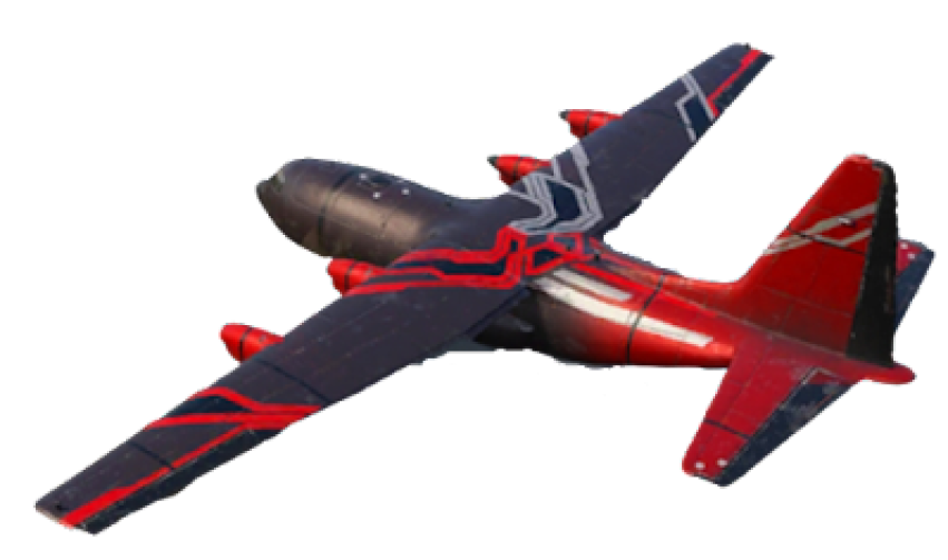 Black Roe Finish season 11 aero plane skin in png