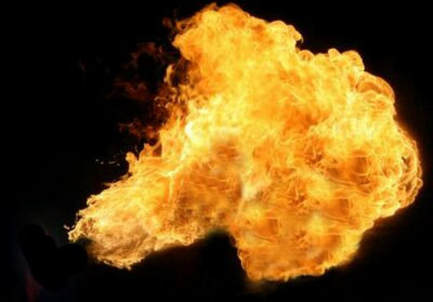 Fire blast without smoke png free download image black background