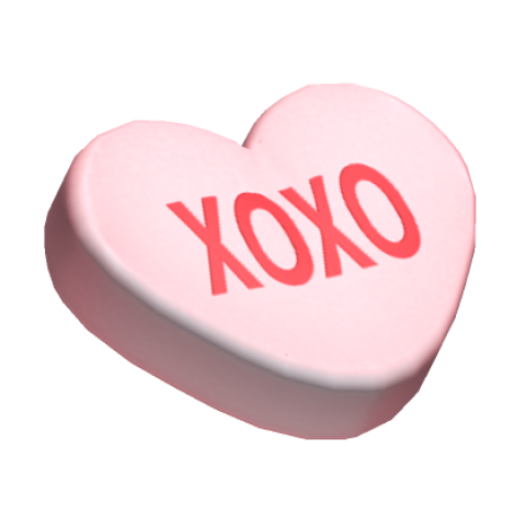 Sillhouette Xoxo PNG on Heart Shape Free Download