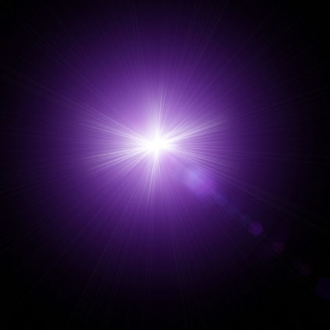 Lens flare purple light effects PNG free download