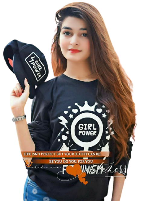 Kainat faisal with cap and black dress free png