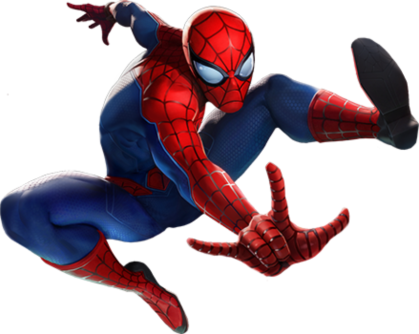 Spider Man Super Hero 3d Character game & Action Hero & White Background Super Hero