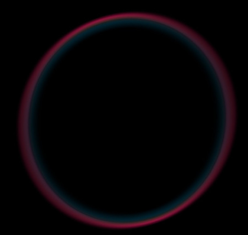 Pink circle / navy lens flare circle/ ellipse