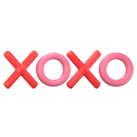Pink Xoxo PNG Image Free Download
