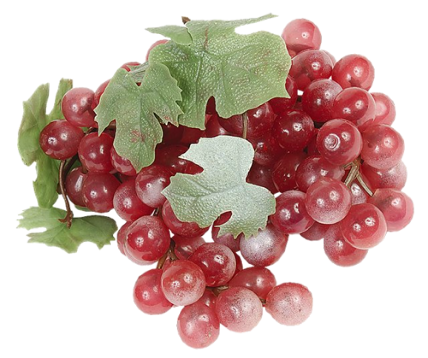 PSD Red Grapes with Water Leaves PNG Wallpaper Image Free Download