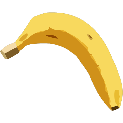 Unique Vector Art Banana Painting Picture PNG Transparent Background Free Download