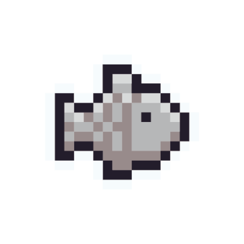 Fish pixel icon free button PNG Free Download