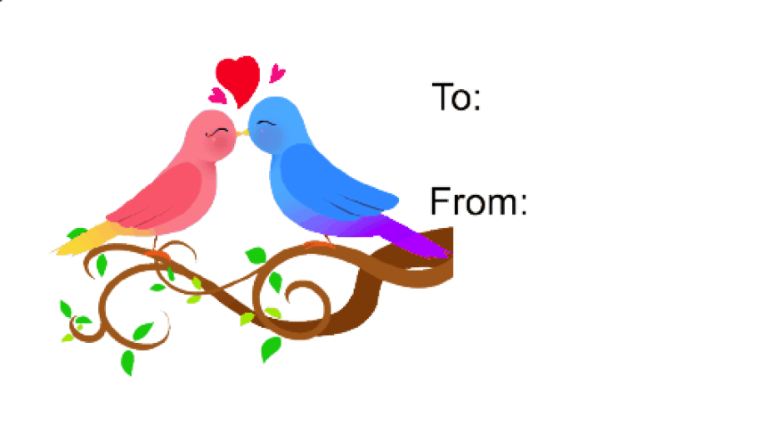 Rosy Faced Lovebird True Parrot Painting PNG Free Download