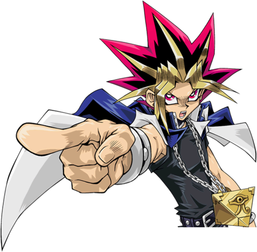 Top View Yugi PNG on Transparent Background