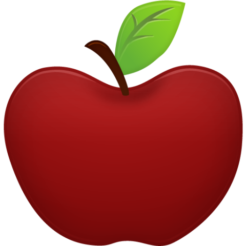 Free Vector Graphic Art Apple Fruit PNG Transparent Background