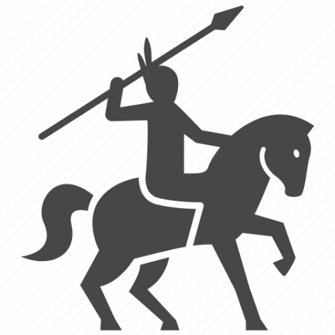 War Horse PNG Silhoutte Icon