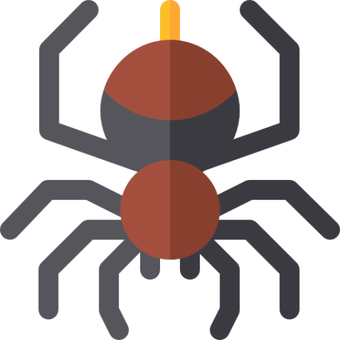 Vector Clipart Tarantula PNG Image