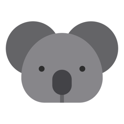 Koala Face Hd PNG SVG Design Icon Free Transparent