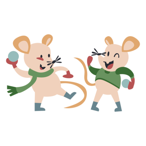 Animated ClipArt Mice PNG Cartoon Sticker Image Free Download