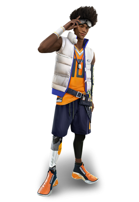 Free fire game character young boy 3d character free download