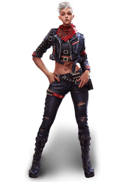 Notora free fire cute girl free 3d character free png