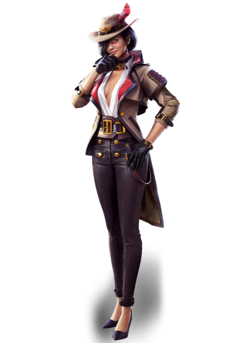 Beautiful Game character png free free fire game character