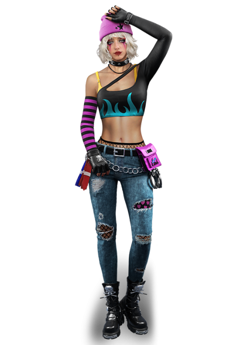 Dasha Game character free fire 3d character png free download