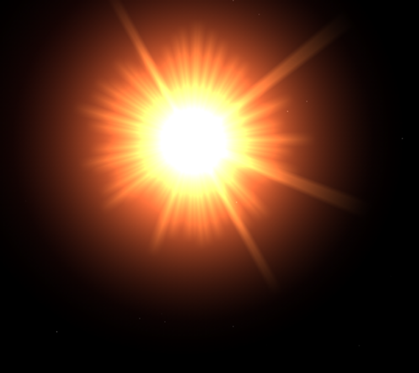 Hot sun glow sun raise lens flare png free download
